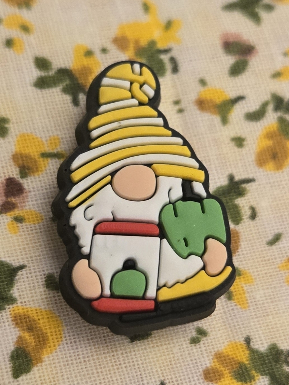 3/$10 Gardening Gnome Croc Charm
